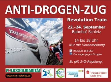 Revolution Train vom 22. bis 24. September in Schleiz
