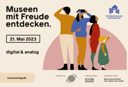 Die Werbegrafik für den Deutschen Museumstag 2023