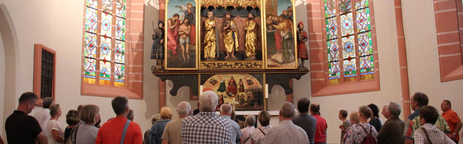 Der Altar steht seit über 500 Jahren am gleichen Platz in der Stadtkirche in Neustadt an der Orla.