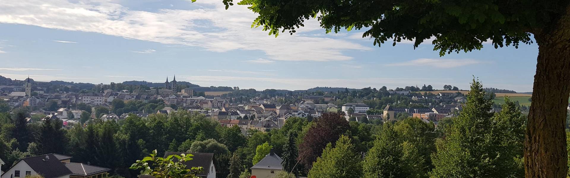Blick auf die Stadt Schleiz von der Bergkirche aus ©Landratsamt Saale-Orla-Kreis, Pressestelle