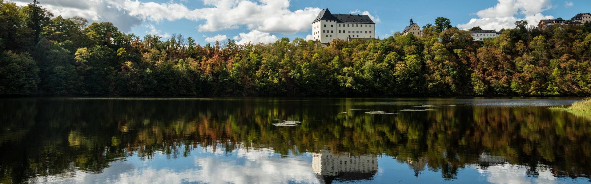 Schloss Burgk aus Saalesicht