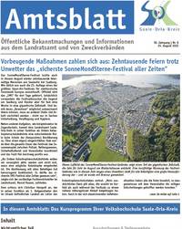 Titelseite Amtsblatt August 2023