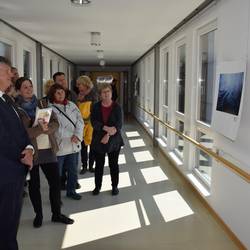 Ulrike Wetzlar, Fotografin aus Dreba im Saale-Orla-Kreis, bei Ausstellung im Landratsamt