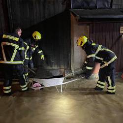 Fotos von Unwetter/Starkregen im Bereich Hirschberg am 13. Juli 2021