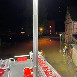 Fotos von Unwetter/Starkregen im Bereich Hirschberg am 13. Juli 2021