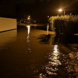 Fotos von Unwetter/Starkregen im Bereich Hirschberg am 13. Juli 2021