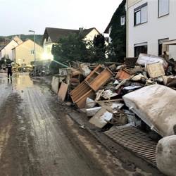 Foto-Eindrücke der Neustädter Einsatzkräfte aus der Großschadensregion Ahrweiler in Rheinland-Pfalz