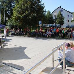 Impressionen von der  Eröffnung der Ausstellung "All inklusive" im Landratsamt in Schleiz