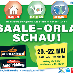 Saale-Orla Schau öffnet ab Freitag ihre Türen © RAM Regio Ausstellungs GmbH sos22