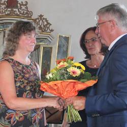 Impressionen vom Jahresempfang des Landrates Thomas Fügmann auf Schloss Burgk mit Ehrung von Ehrenamtlichen