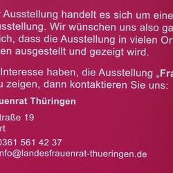 Impressionen von der Ausstellung "Frauenblicke"