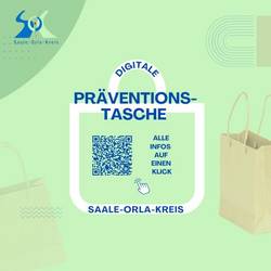Logo Präventionstasche - digitale Informationssammlung für alle Fälle © Landratsamt Saale-Orla-Kreis Logo Präventionstasche - digitale Informationssammlung für alle Fälle