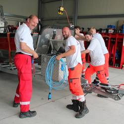 drk wasserretter nach r ckkehr von hochwassereinsatz in bayern