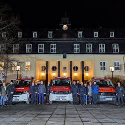 Übergabe von drei neuen Feuerwehrfahrzeugen