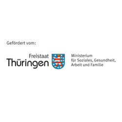 Das Logo des Thüringer Ministeriums für Soziales, Gesundheit, Arbeit und Familie