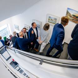 Eindrücke von der Ausstellungseröffnung im Thüringer Landtag