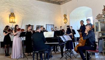 Das "orchester musica visenta", hier bei einem Auftritt im vergangenen Jahr, wird im Rittersaal von Schloß Burgk zu erleben sein.