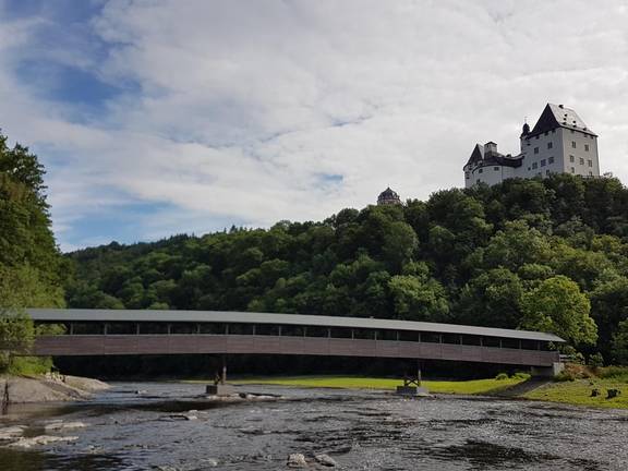 Hier kann man Sagen aus unserer Saale-Region als Hörspiele erleben. ©Jörg Burgkhardt