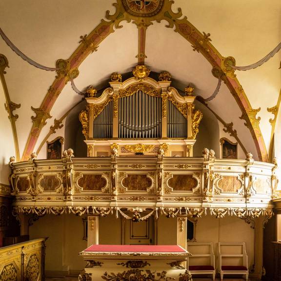 Silbermann-Orgel auf Schloss Burgk