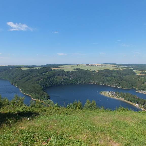 Blick auf den Hohenwarte-Stausee © Landratsamt Saalfeld-Rudolstadt 2017 Wanderung Bildrechte Landratsamt SLF RU (3)