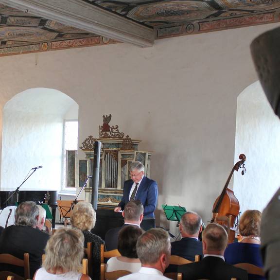 Impressionen vom Jahresempfang des Landrates Thomas Fügmann auf Schloss Burgk mit Ehrung von Ehrenamtlichen