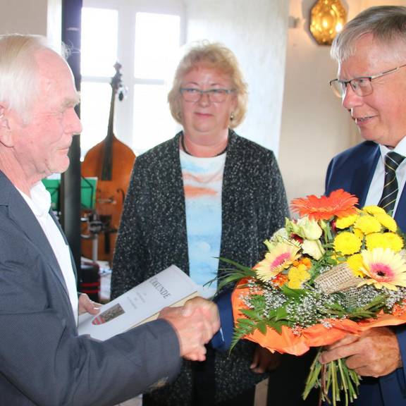 Impressionen vom Jahresempfang des Landrates Thomas Fügmann auf Schloss Burgk mit Ehrung von Ehrenamtlichen