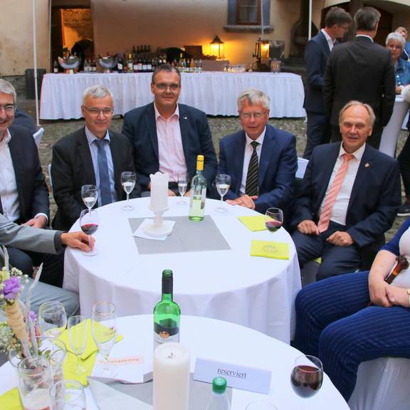 Impressionen vom Jahresempfang des Landrates Thomas Fügmann auf Schloss Burgk mit Ehrung von Ehrenamtlichen