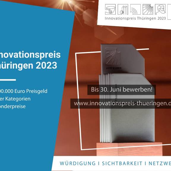 Innovationspreis Thüringen geht in die nächste Runde © Stiftung für Technologie, Innovation und Forschung Thüringen ip2023 motiv