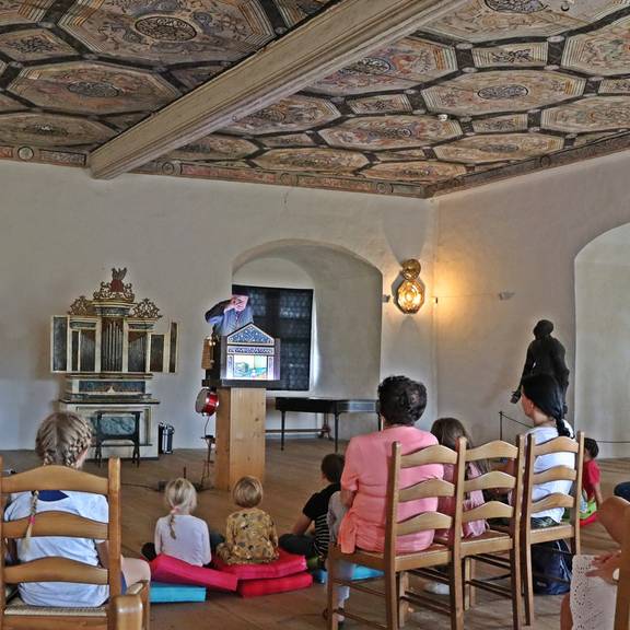 m rchen sonntage auf schlo burgk mit dem puppenspieler henning hacke. foto museum schlo burgk
