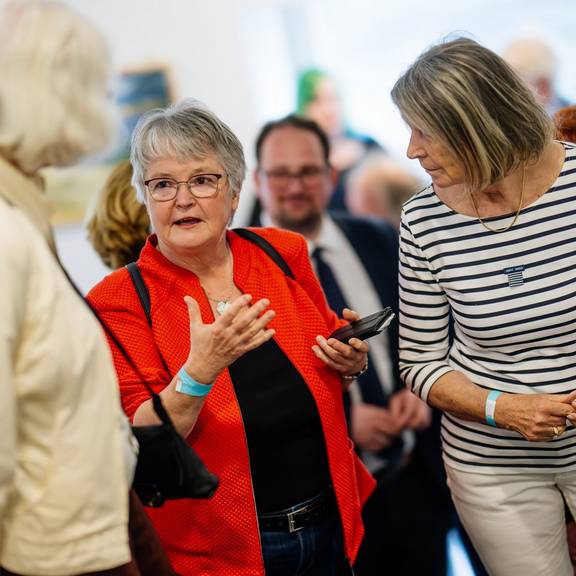 Eindrücke von der Ausstellungseröffnung im Thüringer Landtag